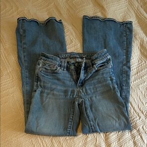 american eagle vintage low rise flare jeans size 000